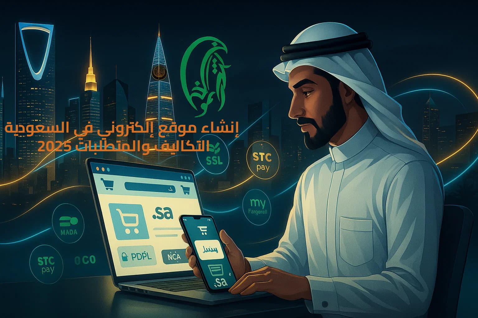 إنشاء موقع إلكتروني في السعودية: التكاليف والمتطلبات 2025